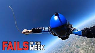 Broken Parachute Stressful Fails Of The Week [upl. by Ycrad]