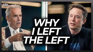 Watch Jordan Peterson’s Face When Elon Musk Tells Him Why He Ditched Democrats [upl. by Aidole]