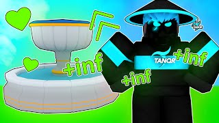 HEALING FOUNTAIN  INVINCIBLE in Roblox Bedwars [upl. by Yllatan758]