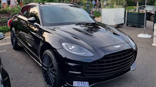 2022 Aston Martin DBX 707 in Monaco  Driving amp Exhaust sound [upl. by Lindahl]