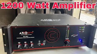 DJ Amplifier 1200 Watt का ऐसा Amplifier कही नहीं देखा होगा।।Ati Pro Ati1201🔥 [upl. by Leifeste116]