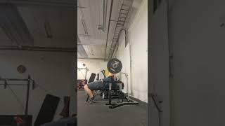 Paused bench press for reps 825kg180lbs shorts [upl. by Yrome]