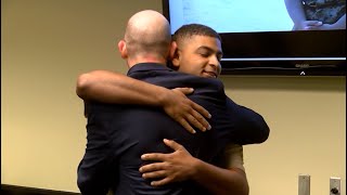 Retiring FBI agent meets kidnapped infant turned Marine he helped rescue [upl. by Hayashi146]