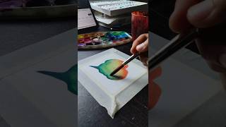 Watercolor 🍁painting 🍂🖌️youtubeshorts ytshorts sketchdrawing painting watercolorart art [upl. by Aneelas125]