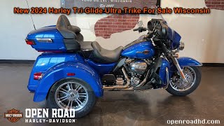 New 2024 Harley Tri Glide Ultra Trike For Sale Wisconsin [upl. by Anirrok350]