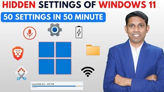 Windows 50 Settings in 50 Minutes Windows 11 Hidden Settings You Must Try in 2024 [upl. by Quiteris]