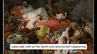 The Death of Sardanapalus  Eugène Delacroix [upl. by Eimareg675]