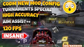 CODM 120 FPS CONFIG AIMLOCK CONFIG  MP  BR  NEW UPDATE codm [upl. by Goar]