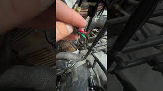 How to hotwire a china quad four wheeler taotao [upl. by Ayotahs293]