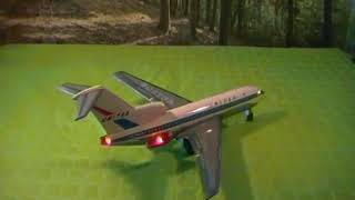 CRAGSTAN TOYS BOEING 727 BATTERY OPERATED PLANE AIRPLANE 60s  KALAO 31 [upl. by Gilbart]