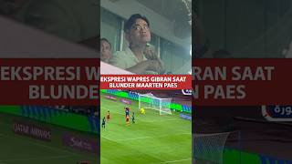 Ekspresi gibran nonton timnas Lirikan yang penuh arti timansday gibran timnasindonesia [upl. by Dlabihcra]