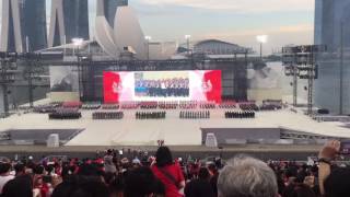 NDP 2017 NE1 Supporting Contingent March In [upl. by Adrahs]