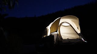 Cooking and Heating with Gas  Truck Tent Camping Overnight [upl. by Nahte927]