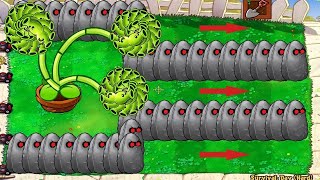 9999 Threepeater Vs 9999 Giga Gargantuar Vs Dr Zomboss Plants vs Zombies Hack [upl. by Isewk]