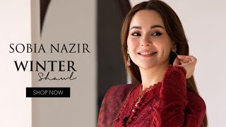 Sobia Nazir Unstitched Winter Shawl Luxury Collection 28 Oct 2024 [upl. by Eudo]