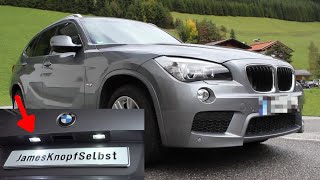 Kennzeichenbeleuchtung ersetzen BMW X1 E84  LED [upl. by Catina]