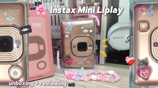 Instax Mini Liplay   unboxing  reviewing 𐙚˙✧˖°📷 ༘ ⋆｡ ˚ [upl. by Payton461]