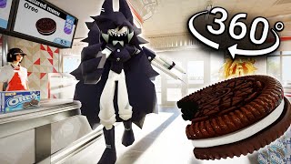 Miss Circle  Eating Oreo in 360° VR [upl. by Ycrad]