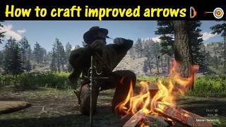 RDR2 How to craft improved arrows [upl. by Annahs]