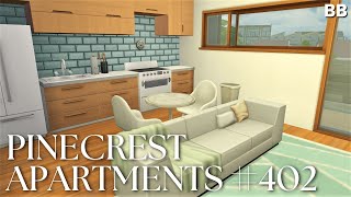 Pinecrest Apartments 402 Reno  Sims 4 Speed Build [upl. by Bixler]