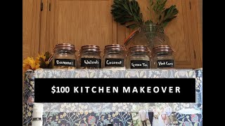 100 DIY Rental Kitchen Makeover [upl. by Zehcnas]