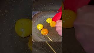 Egg Yolk Lollipop 2021  12 Egg Yolks will make The Best DESSERT of All Time recipe shorts [upl. by Frodina391]