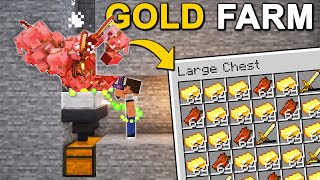 EASIEST Gold Farm in Minecraft 121 Tutorial [upl. by Teiluj]