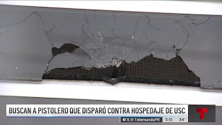 Enmascarado dispara contra hospedaje de atletas de la Universidad del Sagrado Corazón [upl. by Irreg]