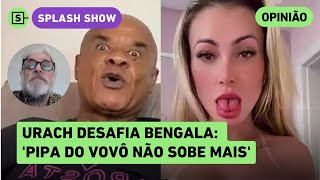 Andressa Urach desafia Kid Bengala Diz que pipa do vovô não sobe mais [upl. by Aznofla304]