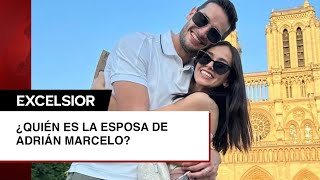 ¿Quién es Karina Puente esposa de Adrián Marcelo Esta es su historia [upl. by Yetti]