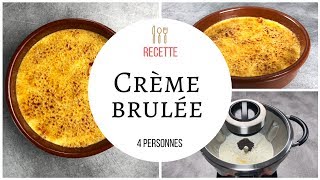 Crème brulée recette au Cook Expert de Magimix [upl. by Eyt]