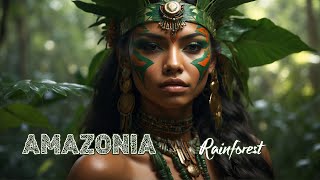 Native Amazonians  Part 1  Rainforest People  Peaceful Pan Flute  Relaxing Music [upl. by Durer]