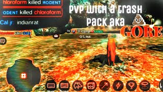 PvP with trash pack aka GORE  The Wolf [upl. by Otrepur]