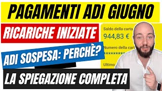 PAGAMENTI ASSEGNO DI INCLUSIONE GIUGNO 2024 ricariche iniziate [upl. by Immak75]