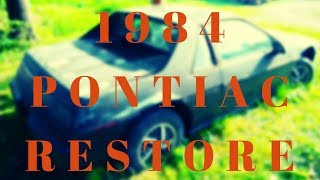 1984 Pontiac fiero restoration part 2 [upl. by Xxam]