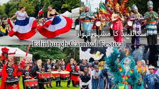 Edinburgh Carnival Festival 2024 West Princes Street Garden 4K 🌟 edinburgh scotland [upl. by Maice]