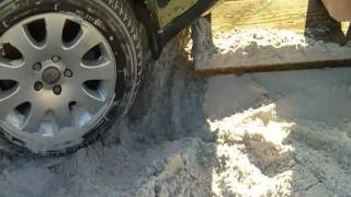 Audi A6 Quattro Stuck in Sugar Sand How to Get UnStuck Sand and Snow [upl. by Fabri290]