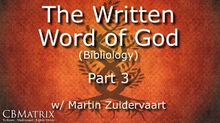 The Written Word Part 3 w Martin Zuidervaart [upl. by Schultz]