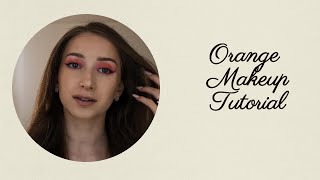 ORANGE MAKEUP TUTORIAL [upl. by Inama]