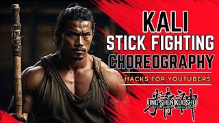 Kali Stick Fighting Hacks for YouTube Fight Choreography [upl. by Nemra]