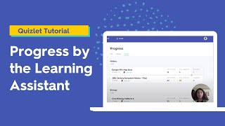 How to use progress with Quizlet Plus Learning Assistant tutorial [upl. by Clementas]