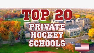 Top 20 Private Hockey Schools 2021 [upl. by Riha]