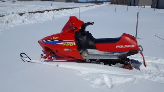 2001 Polaris XC SP 500 with a Carls Cycle 660 full kit [upl. by Lili]