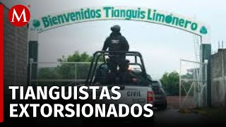 El Tianguis Limonero de Apatzingán reanuda actividades junto con un operativo de seguridad [upl. by Anak]