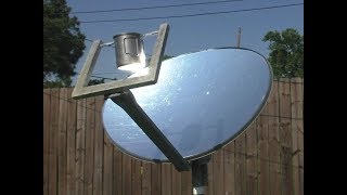 Satellite Dish Solar Cooker [upl. by Conney]