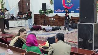 gmc baramulla orientation 2024 and cultural day pushups challenge gmcbaramulla mbbs oathceremony [upl. by Ynohtnanhoj]