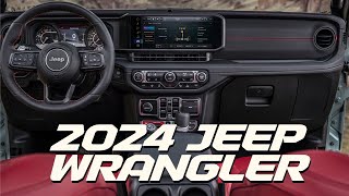 Revamped and Ready Exploring the 2024 Jeep Wranglers Fresh Interior Exterior and Enhanced Tech [upl. by Ahsas]