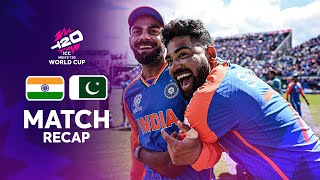 India orchestrates memorable win over Pakistan  Match Recap  IND v PAK  T20WC 2024 [upl. by Schild]