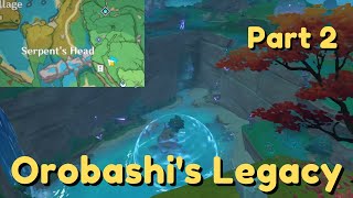 Orobashis Legacy Part 2 Inazuma  Genshin Impact [upl. by Nylhtiak]