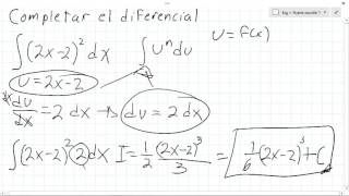 Completando el diferencial Metodo para calculo integral [upl. by Stover132]